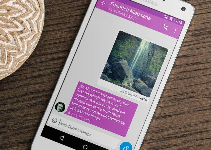 Signal verspricht sichere Kommunikation. (Foto: Open Whisper Systems)