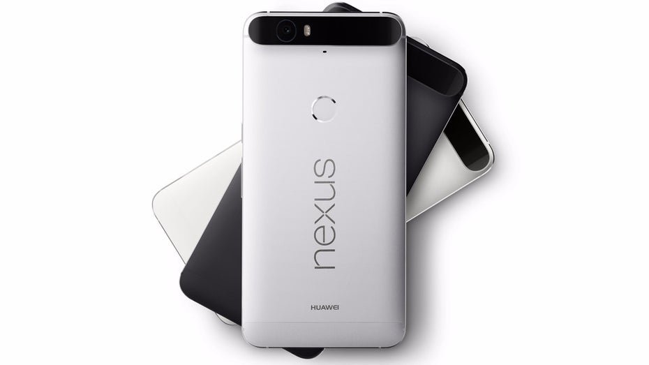 Das Nexus 6P wird in den Farben Grafit, Aluminium und Kristallweiß angeboten – in Japan sogar in Gold. (Bild: Google)
