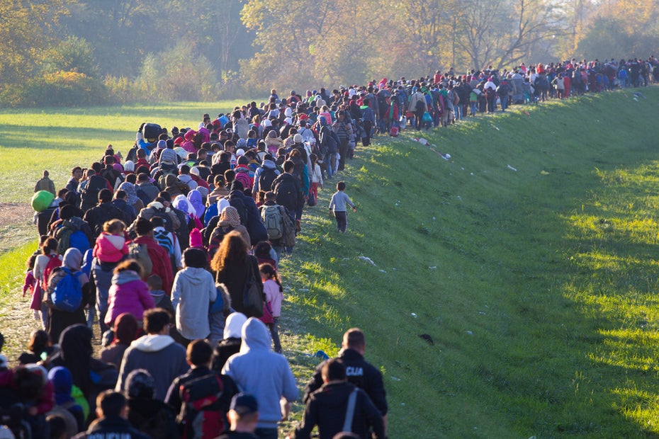 Ohne Software wäre auch die Flüchtlingskrise völlig anders verlaufen. (Foto: Janossy Gergely / Shutterstock.com)