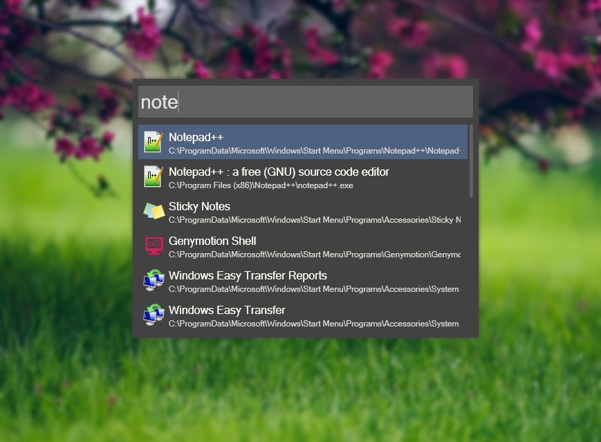 Alfred-Alternative für Windows: Wox könnt ihr mittels Plugins erweitern. (Screenshot: Wox)