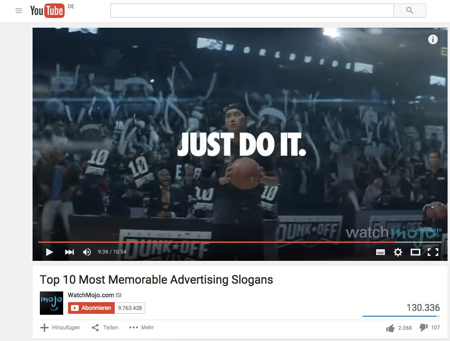 WatchMojo zeigt dir die 10 unvergesslichsten Werbe-Slogans aller Zeiten. (Screenshot: Youtube)