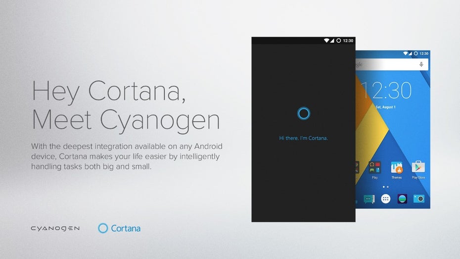 Cortana für Cyanogen OS (Bild: Microsoft)