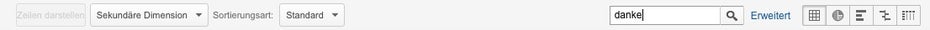 Im Prinzip nichts anders als ein Filter: die temporäre Filterfunktion in Berichten. (Screenshot: t3n/ Google Analytics)