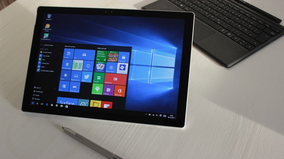 Surface Pro 4 im Test: Microsofts Windows-10-Tablet mit „Hello“-Effekt