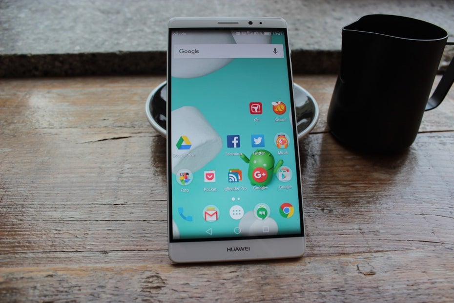 Schon besser: Huawei Mate 8 mit Nova Launcher.(Foto: t3n)