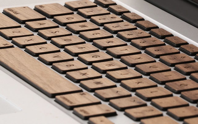 MacBook-Zubehör: Lazerwood Keys. (Foto: Lazerwood)