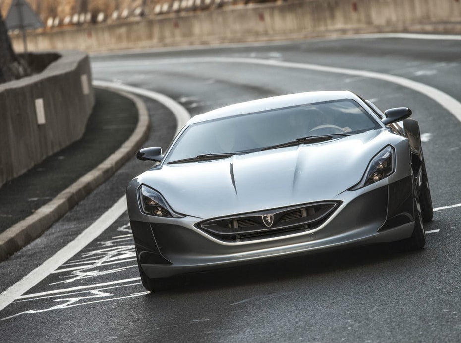 Der Elektro-Flitzer Concept_One von Rimac wird auf dem Genfer Auto-Salon präsentiert. (Foto: Rimac Automobili)