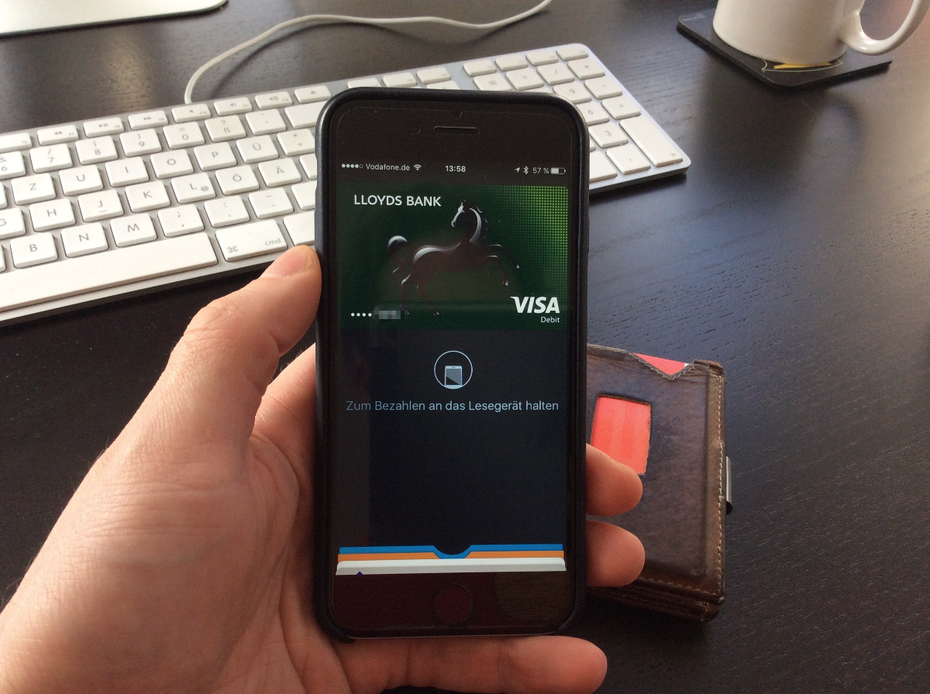 Apple Pay kann sofort genutzt werden (Foto: Maik Klotz)