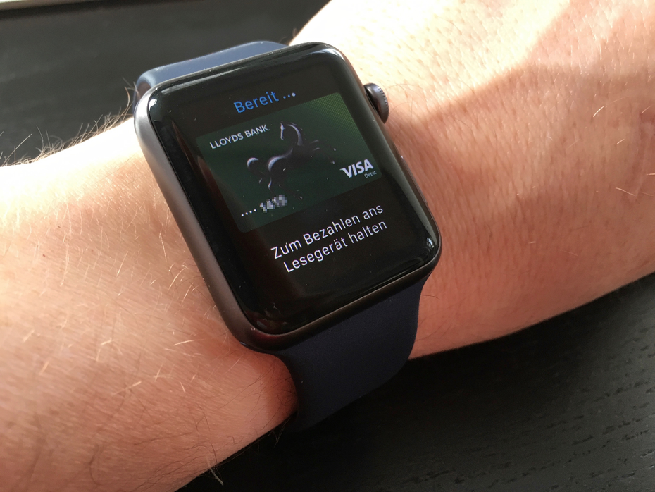 Apple Pay auf der Apple Watch (Foto: Maik Klotz)