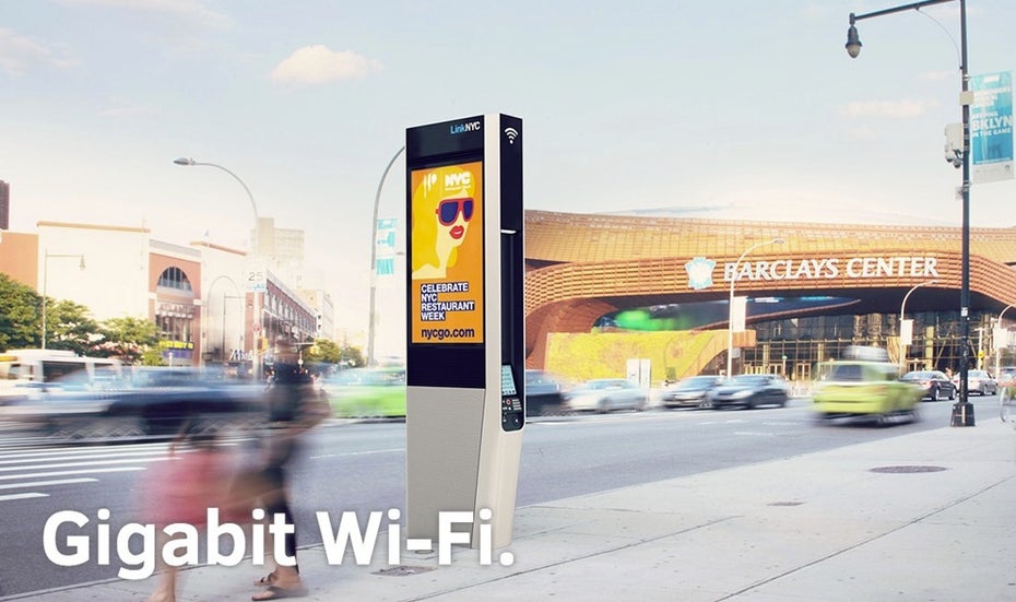 Sidewalk Labs: LinkNYC verspricht schnelles kostenloses WLAN für New York (Bild: LINKNYC)