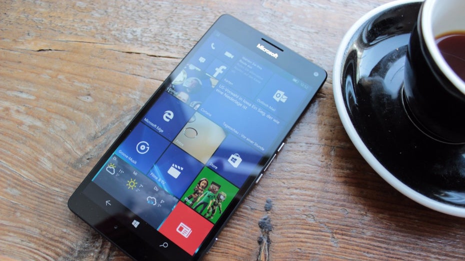 Das Microsoft Lumia 950 mit Windows 10 Mobile konnte nicht überzeugen. (Foto: t3n)