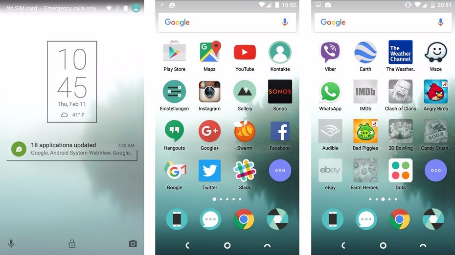 Die Nutzeroberfläche des Nextbit Robin. (Screenshots: t3n)