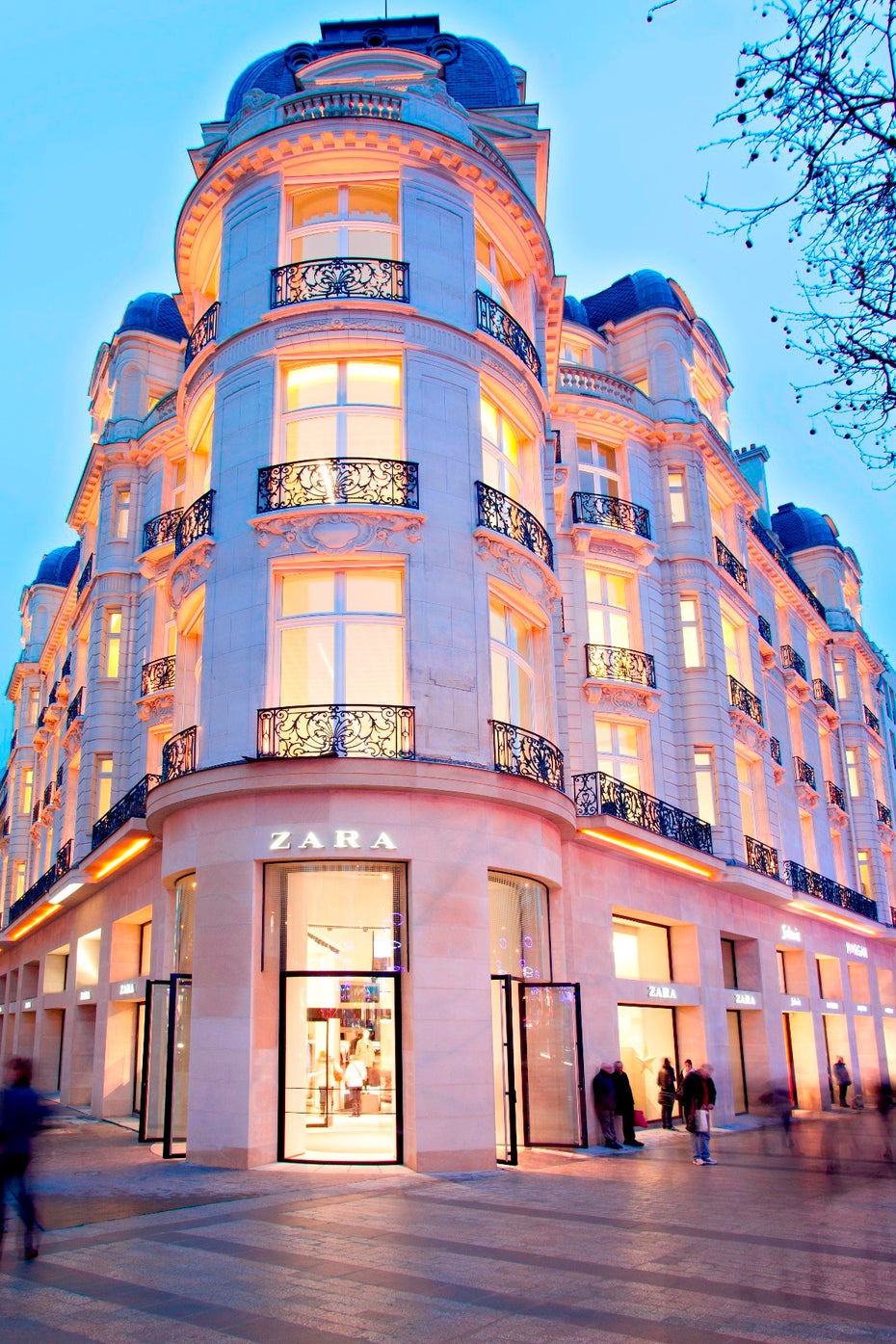 Ein Zara-Store in Paris. (Foto: Zara)