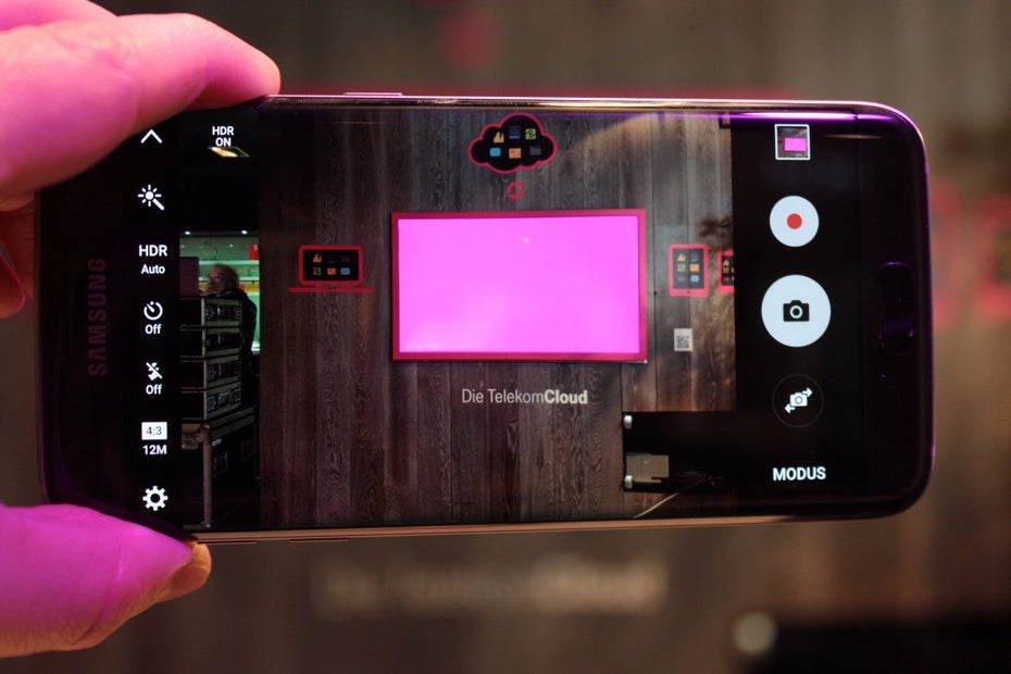 Die Kamera-App des Samsung Galaxy S7 und S7 edge. (Foto: t3n)