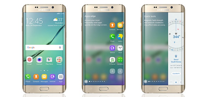 Das Samsung Galaxy S6 edge erhält mit dem Android-6.0.1-Update neue Funktionen. (Bild: Samsung)