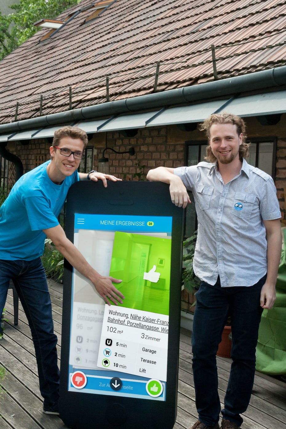 Die zoomsquare-Gründer Andreas Langegger und Christoph Richter. (Foto: Presse)