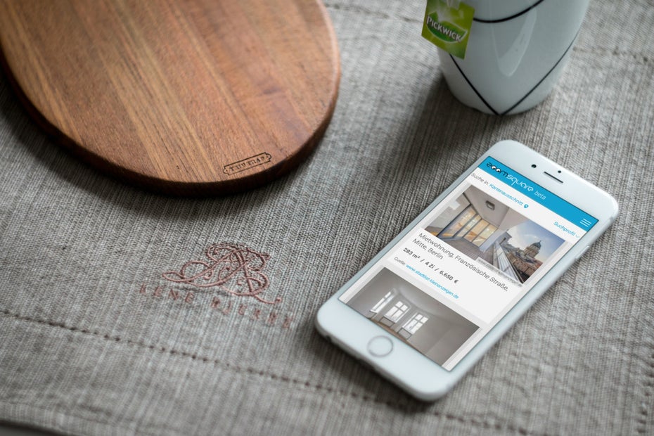 Mit der Tinder-ähnlichen App soll das Suchen von Wohnungen noch mal bequemer werden. (Foto: Presse)