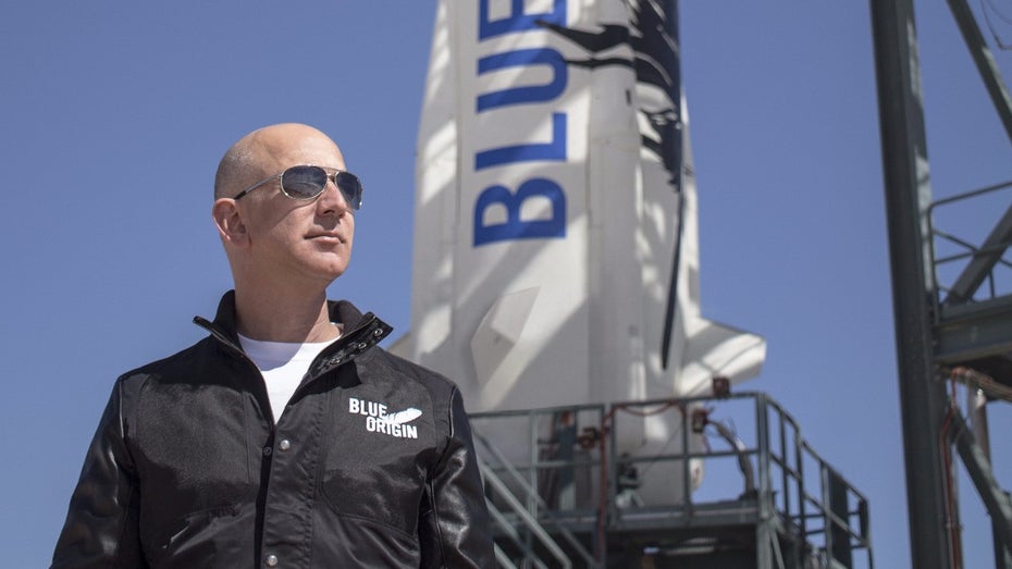 Blue Origin: Jeff Bezos’ Raumfahrtfirma versteigert Flüge ins All