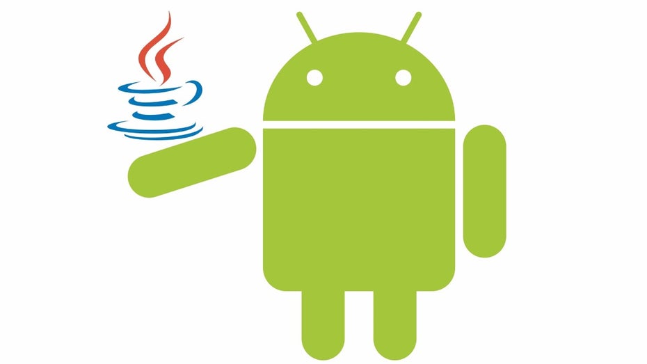 Android mit Java. (Bild: Google, Oracle)