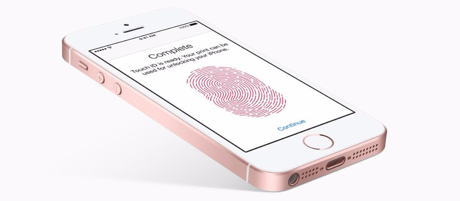 TouchID hat das iPhone SE auch an Bord. (Bild: Apple)