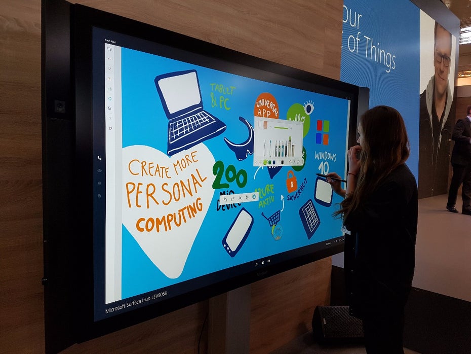 Microsoft Surface Hub. (Foto: t3n)