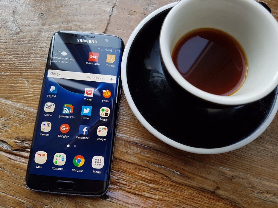 Das Samsung Galaxy S7 edge. (Foto: t3n)