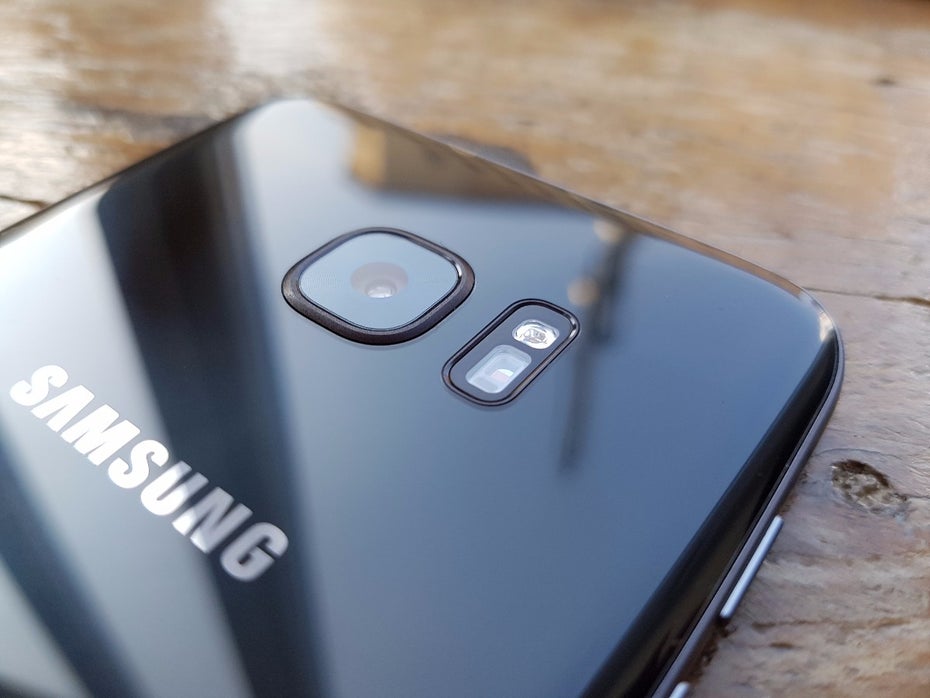 Ohne Beule: die Hauptkamera des Samsung Galaxy S7. (Foto: t3n)