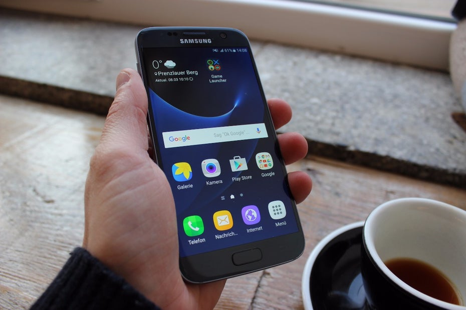 Die Touchwiz-Benutzeroberfläche des Galaxy S7 (edge) ist übersichtlicher geworden. (Foto: t3n)