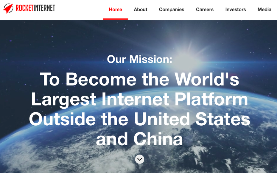 Rocket Internet hat 2015 Verluste gemacht – genau wie die meisten seiner Startups. (Screenshot: Rocket Internet)