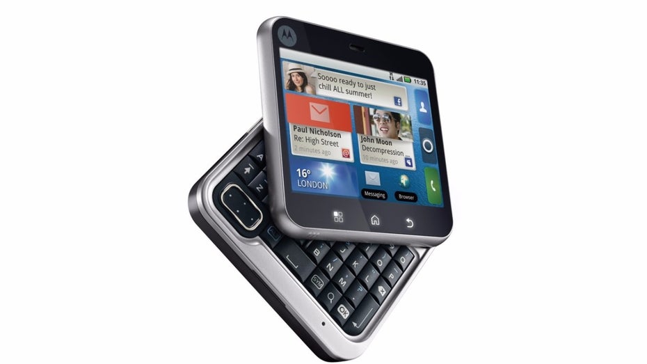 Mutiges Design ohne Erfolg: Das Motorola Flip out. (Bild: Motorola)