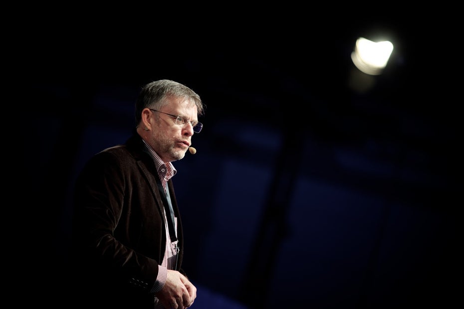 Gunter Dueck auf der re:publica in Berlin. (Foto: re:publica 2015 / flickr.com, Lizenz: CC-BY-SA)