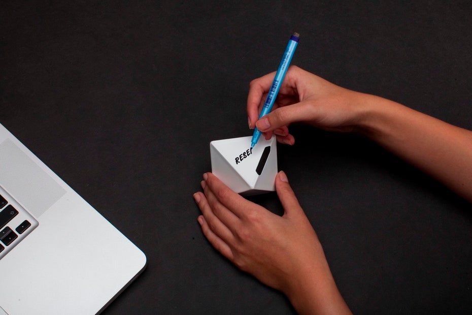 Time-Tracking: Mit Zei soll die Zeiterfassung zum Kinderspiel werden. (Foto: Timeular)