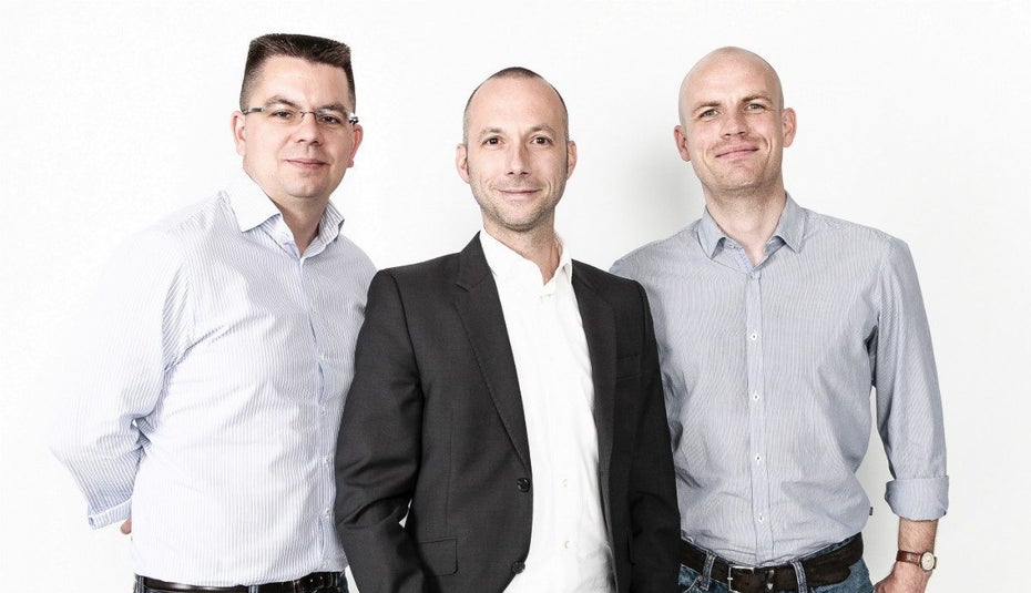 Die Geschäftsführer von Mister Spex (von links nach rechts): Dirk Graber, Mirko Caspar und Robert Motzek. (Foto: Mister Spex)
