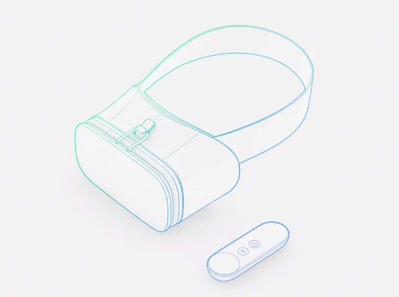 Referenz-Design: Das VR-Headset von Google Daydream. (Screenshot: Google)