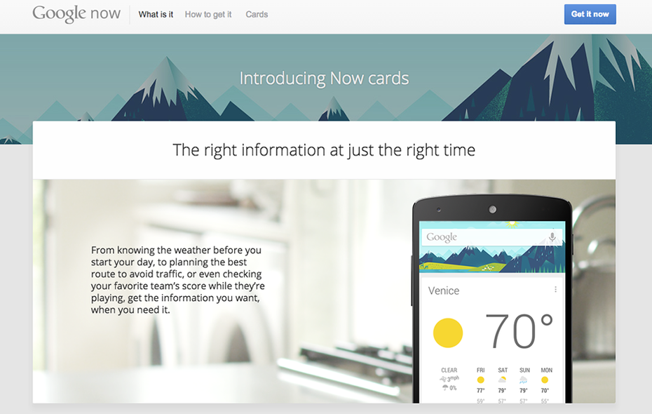 Grafik: Google Now