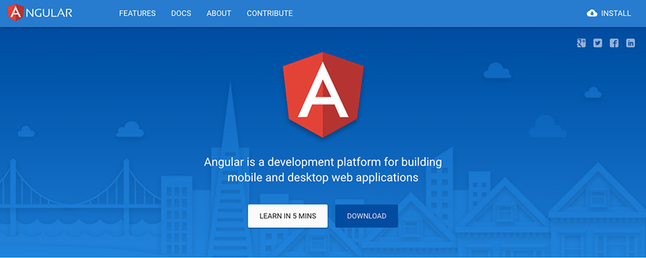 Screenshot: Angular