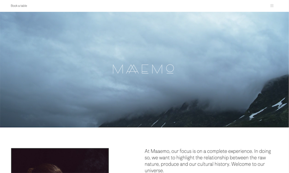 Screenshot: Maaemo