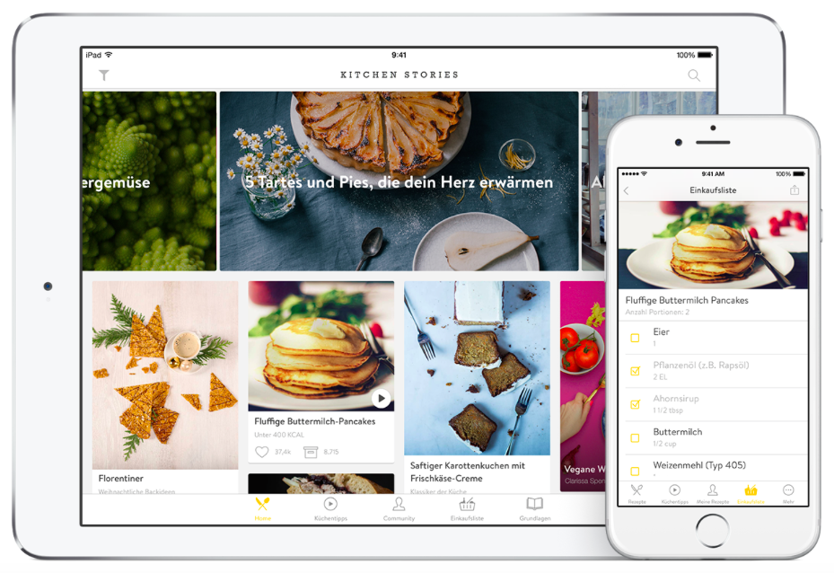 Kitchen Stories wurde 2015 von Apple zu einer der besten Apps des Jahres gewählt. (Screenshot: Kitchen Stories)