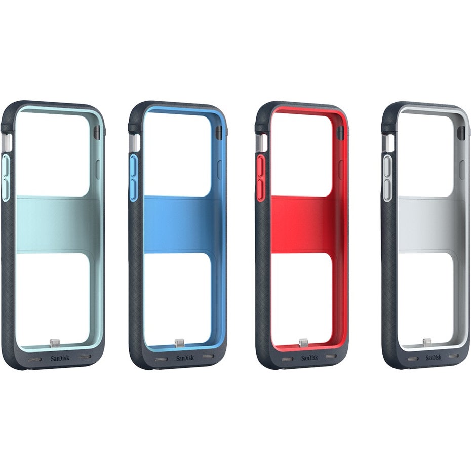 Sandisk iXPand Memory Case für das iPhone 6(s) – alle Farben. (Bild: )