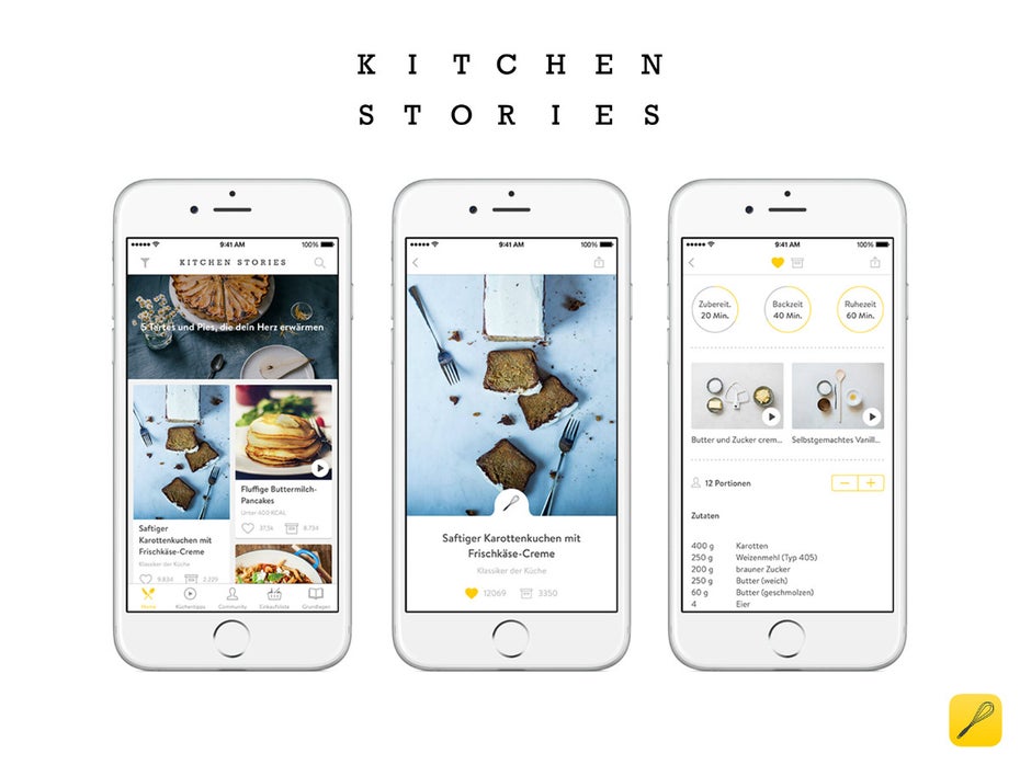 Rezepte per Video – das ist das Geschäftsmodell hinter dem Startup Kitchen Stories. (Foto: Kitchen Stories)