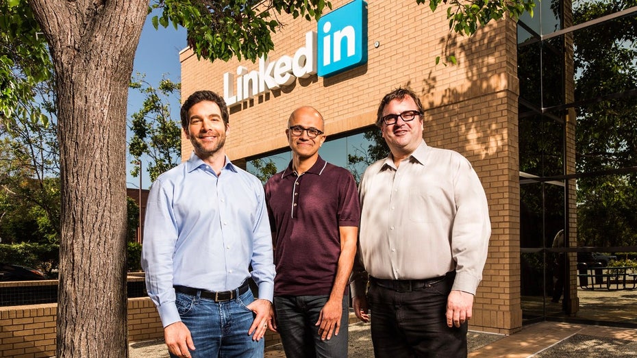 (Foto: Microsoft) Megadeal: Microsoft kauft Linkedin für 26 Milliarden US-Dollar