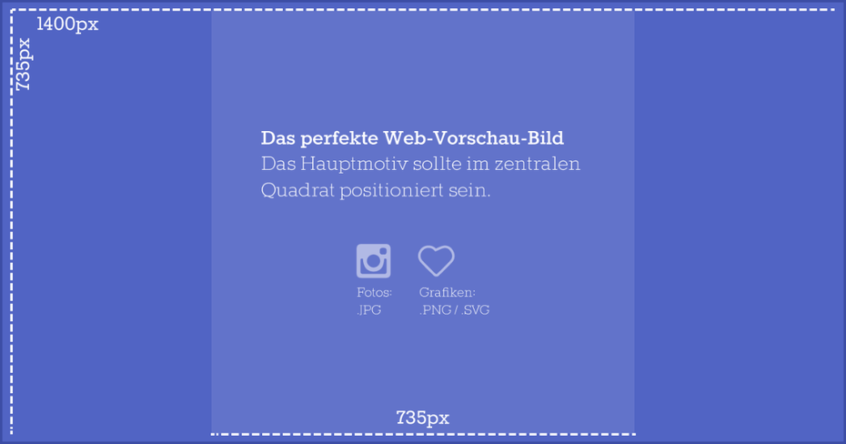 Blueprint für das perfekte Web-Vorschau-Bild. (Grafik: Severin Lucks)