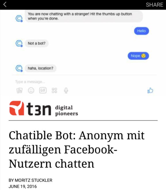 t3n-Beitrag als Instant Article. (Screenshot: t3n.de)