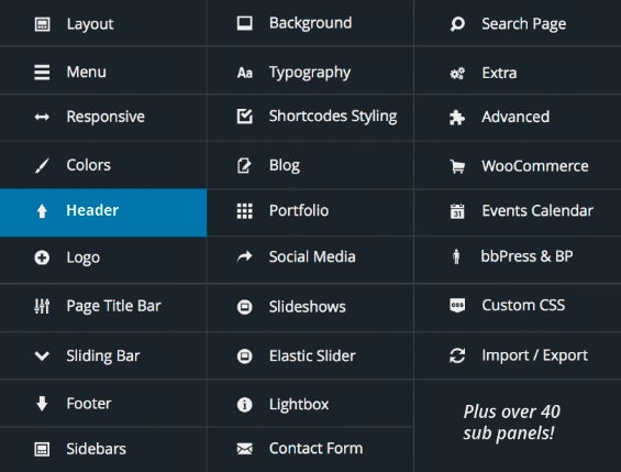 Wenn ihr ein WordPress-Theme kaufen wollt, solltet ihr nicht nur nach dem Funktionsumfang des Themes gehen. Inhalte, die mit Theme-Funktionen erstellt wurden, gehen nach einem Theme-Wechsel verloren. (Screenshot: http://avada.theme-fusion.com)