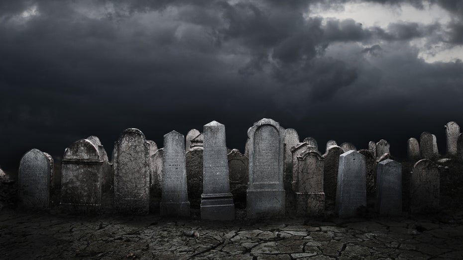 (Grafik: Hitledight / Shutterstock) Friedhof der Hypes: Über diese Social Networks redet heute keiner mehr