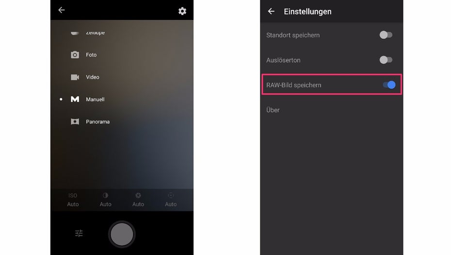 Das Oneplus 3 unterstützt den RAW-Modus. (Bild: t3n)