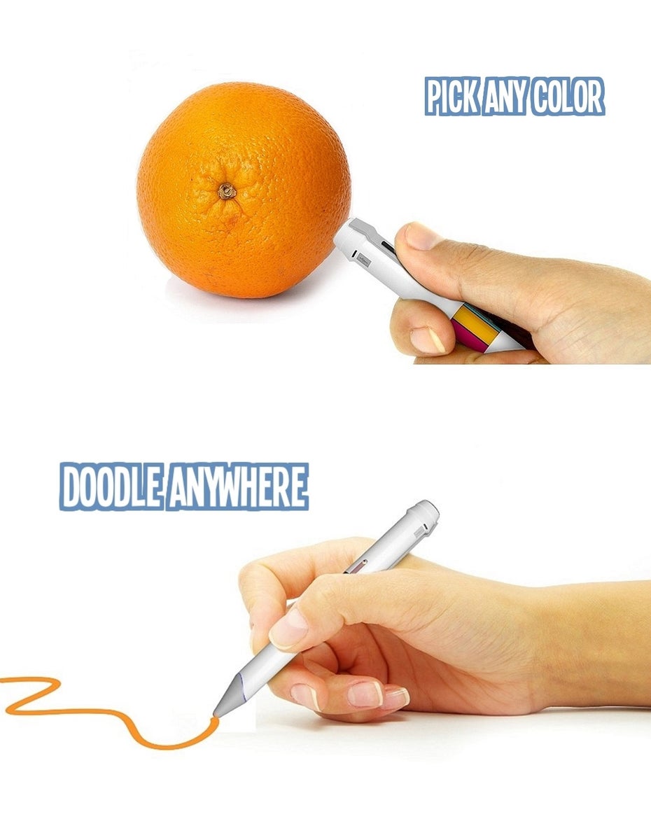 Scribble Pen: Die Version aus 2014 wirkt noch weitaus schlanker als die aktuelle. (Bild: Scribble Press Kit)