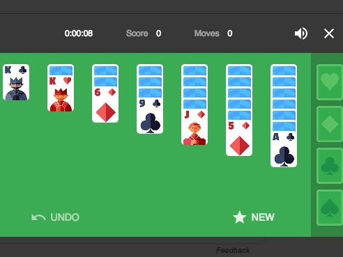 Google-Easteregg: Jetzt Tic-Tac-Toe und Solitaire direkt in der