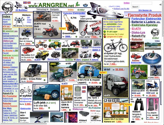 (Screenshot: arngren.net)