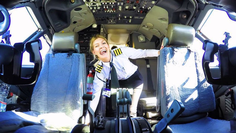 Diese Pilotin feiert ihren Traumjob mit genialen Instagram-Selfies